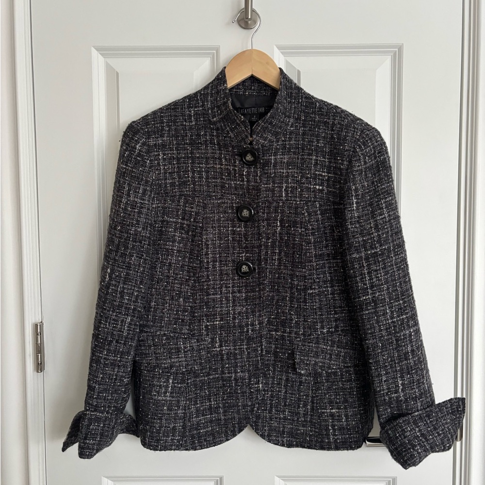 Lafayette 148 New York Tweed Blazer SZ
8